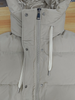 Satin ပါသော Puffer Coat အတို - Matte ရောစပ်ပါ။