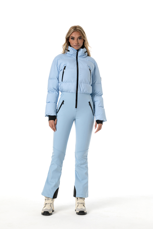 Jumpsuit Ski dengan Perlindungan Tahan Air dan Detail yang Dapat Disesuaikan