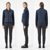 Parisini-inspirati Tuedam Knit Hybrid Jacket - aqua-repellens, Contra Binding, Tailored Short Silhouette