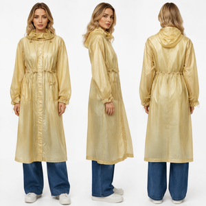 &nbsp;Ultra - Let Stilfuld Vindt&aelig;t Lang L&aelig;ngde Trench Coat til kvinder