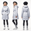 Naka-istilong Ultra - Light Long Women's Down - parang Puffer Coat